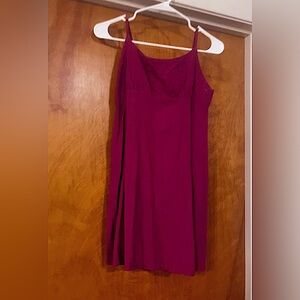 Magenta Mini Dress